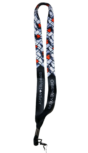 OBERMEYER ASPEN COLORADO CLIP LANYARD SKI SNOWBOARD SECURITY PASS, KEYS, ETC NEW - Picture 2 of 5