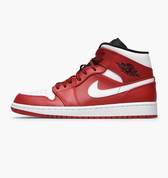 Nike Air Jordan Retro 1 Mid Chicago Bulls Gym Red White Black 554724 605 Size Nike Air Jordan Retro 1 Mid Chicago Bulls Gym Red White Black 554724 605 Size
