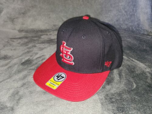 47 MLB ST LOUIS CARDINALS KIDS CAPTAIN SURE SHOT SNAPBACK HAT YOUTH BLUE RED NEW - Picture 3 of 8