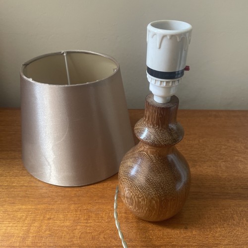 Vintage Teak Table Lamp - Picture 5 of 13