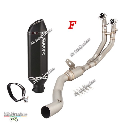 Sistema completo para silenciador tubo escape cabezal Aprilia RS660 Tuono 660 2021-24 51MM - Imagen 7 de 14