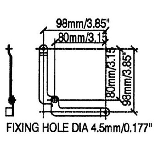 Four Pack Penn Elcom P1240N Large Locking Lid Stay - Picture 2 of 2