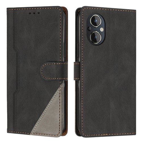 For OnePlus Nord2 10T 11 Luxury Splicing PU Leather Flip Wallet Case Phone Cover - Picture 3 of 18