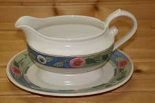 Mikasa Chateau Gravy Boat or Sauce Bowl with Underplate, 8 1/8"