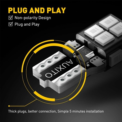 10X AUXITO 168 T10 194 2825 LED License Plate Trunk Dome Map Dash Light Bulb 12V - Picture 88 of 89