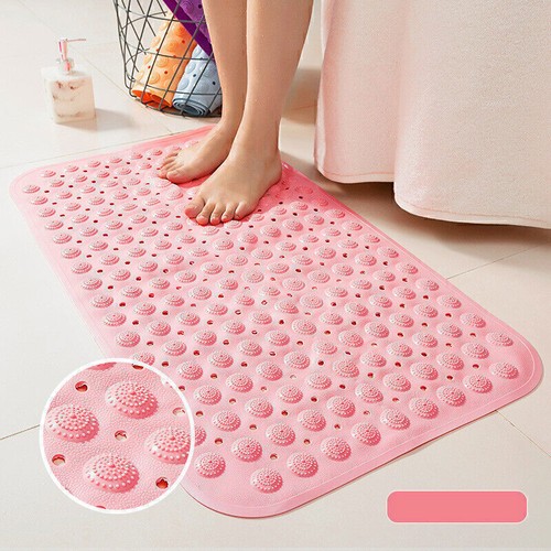 Extra Large Shower Mat Non-Slip Bathtub Strong Suction Grip Anti-Mold Rubber Mat - Picture 28 of 47