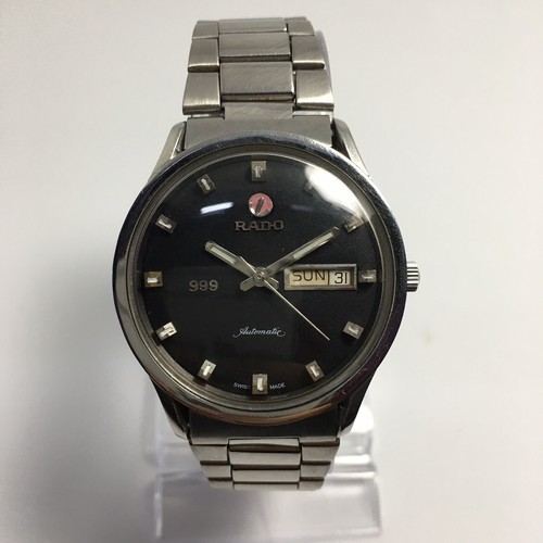 Vintage Rado 999 Cal. 2879 Automatic Day/Date 17 Jewels Men's Wristwatch |  eBay