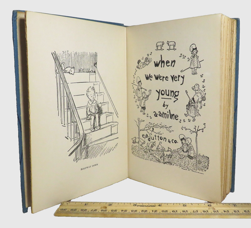 Vintage Classic When We Were Very Young A.A. Milne 1935 Edition - Picture 10 of 13