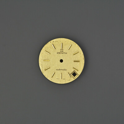 ZENITH Swiss Vintage Dial Zifferblatt 28,1mm GOLD Automatic Date