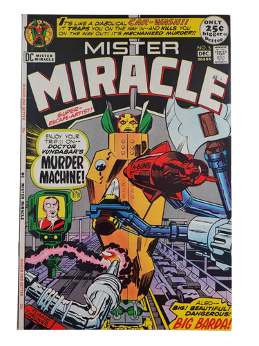 Mister Miracle 5 2nd Big Barda, 1st Virman Vundabar, KEY Classic Kirby! 6.5-7.5