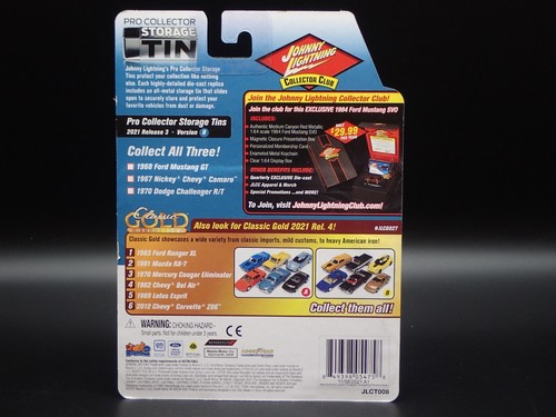 2022 JOHNNY LIGHTNING 1967 CHEVY CAMARO NICKEY STORAGE TIN VS A REL 3 NO 2 1:64 - Picture 6 of 6