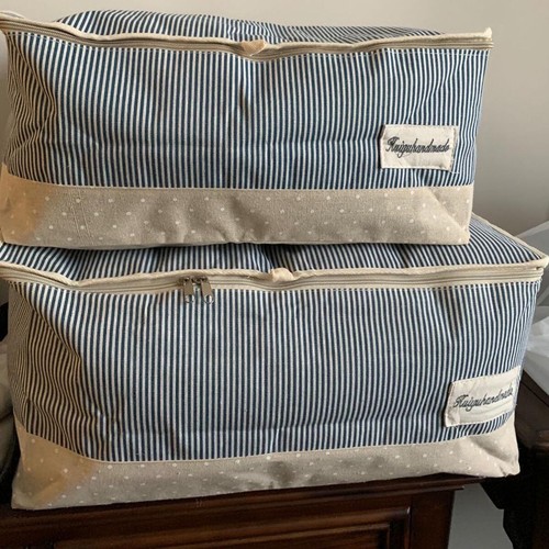 Waterproof Fabric Storage Basket Box Bags Container Closet Organizer Foldable - Picture 6 of 13
