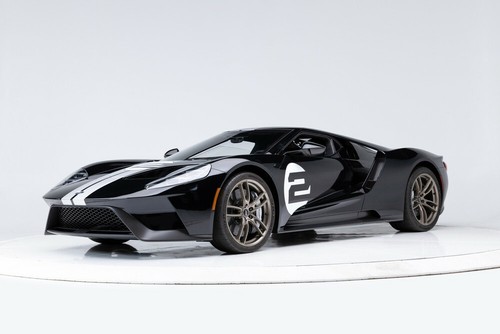 Barrett-Jackson 2017 Ford GT '66 Heritage Edition #2 Greenlight Diecast4.5" 1:43 - Picture 7 of 9