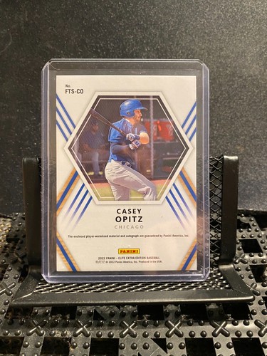 Casey Opitz 2022 Elite Extra Future Threads Material Signatures Auto - Cubs - Picture 2 of 2