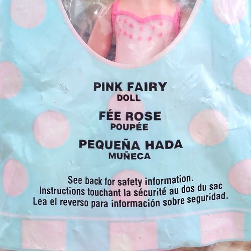 VTG Madame Alexander McDonalds Doll Pink Dress Fairy Girl With Wings Sealed #2 - Picture 4 of 5