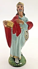 Wiseman Nativity Manger Scene Vintage Figurine Italy Replacement Piece 4"