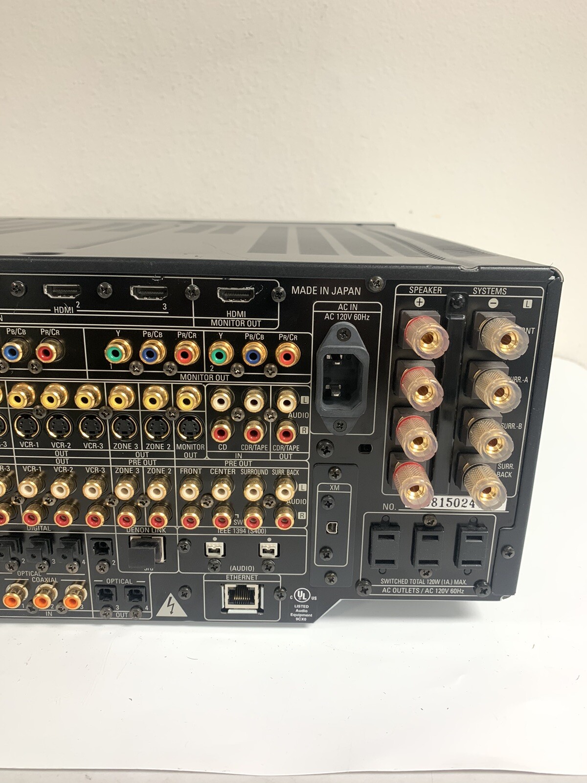 Denon AVR4806 7.1Channel Audio/Video Home Theater Receiver PARTS