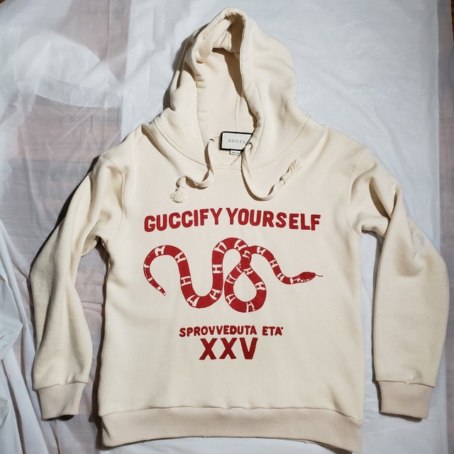 gucci white hoodie women's