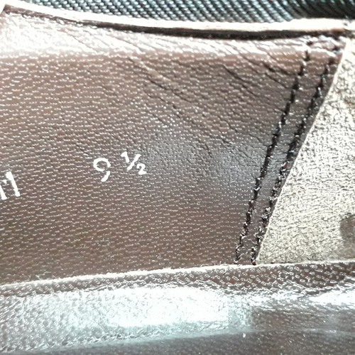 Mezlan Herren Braun Leder Schürze Zehe Halbschuhe Größe 9,5 US - Bild 9 von 10