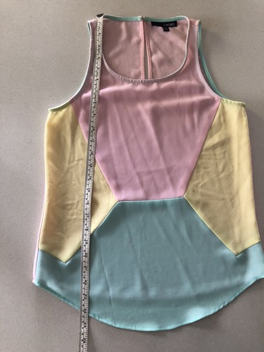 Ladies Tank Top-Soft Colours-Summer Cami-Singlet-Woman-size XS.Excellent Cond. - Picture 5 of 8