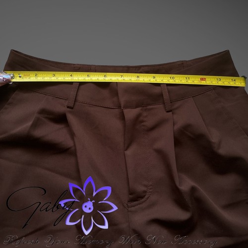 Free People Zoey Tapered Trousers Brown US 2/UK 6 - Picture 4 of 5