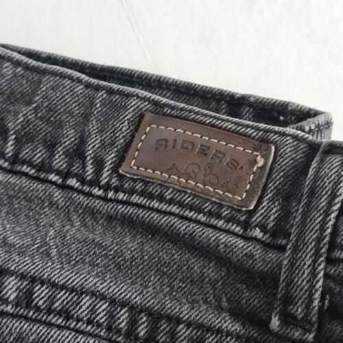 Lee Riders 8P Relaxed Mid Straight Leg Black Womens Jeans - Picture 2 of 12