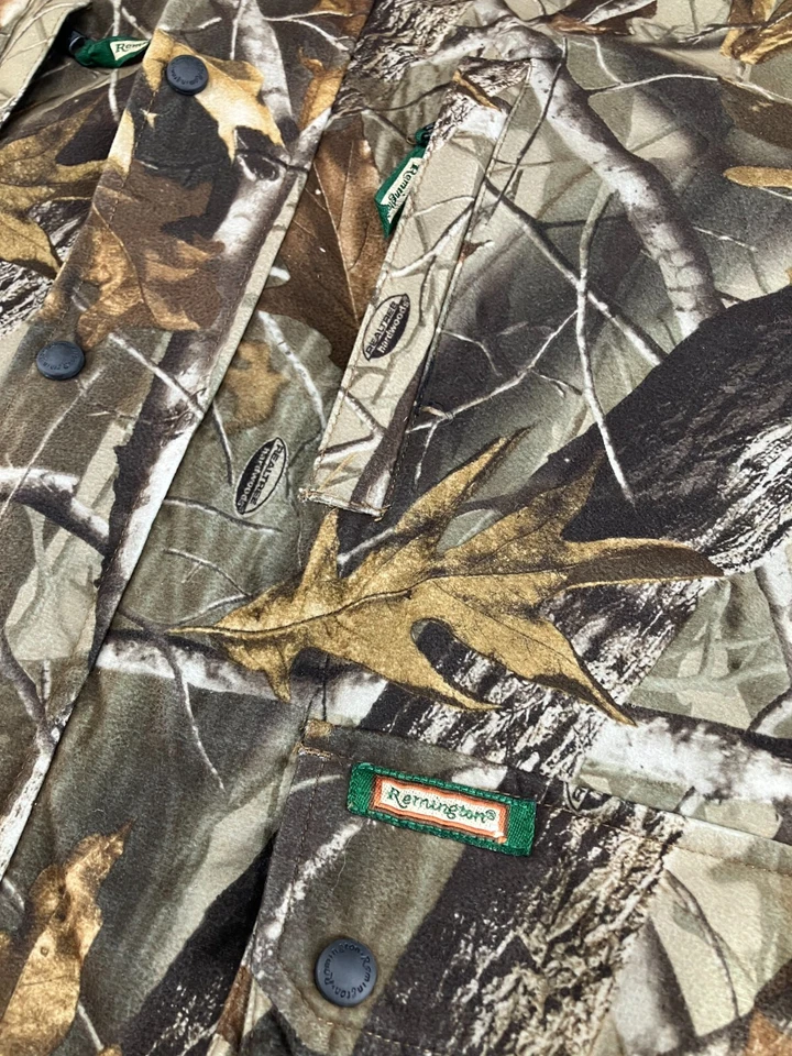 Chaqueta Camuflada Remington Para Hombres 3XL XXXL Marrón Caza Aislamiento Térmico Realtree Foto 3 de 4