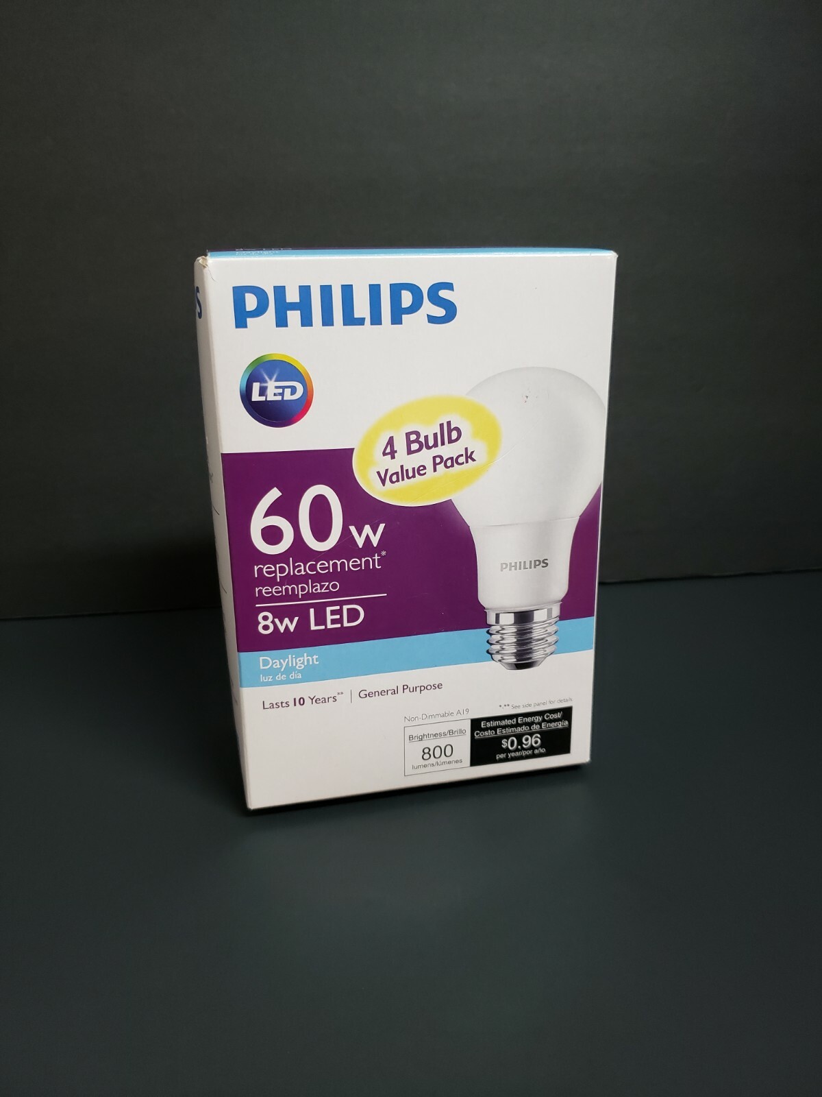 40-Watt Equivalent Light 6 Piece E26 Medium Screw Base Philips LED 538249 A19 Green Party Bulbs: Filament Glass 4 6-Pack 40-Watt Equivalent Light 6 Piece E26 Medium Screw Base Philips LED 538249 A19 Green Party Bulbs: Filament Glass 4 6-Pack