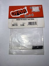 OFNA #30773 4mm STEEL CROSS PIN AXLES (2) Fits OFNA 9.5 RTR Pro + More (K DIFF)