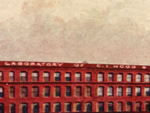 Hood's Sarsaparilla Laboratory Advertising Post Card -Lowell, Mass ~ PC23 - Picture 3 of 7