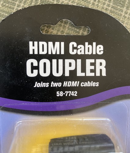 NEW-arista HDMI Female to Female Coupler Cable Connector Extender Adapter 1080p - Picture 4 of 5
