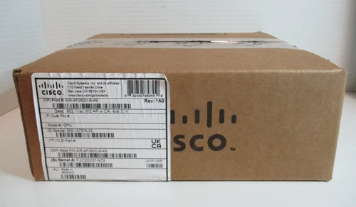 NEWSEALEDCISCO AIR-AP2802I-B-K9 Aironet Dual Band 450 Mbps Wireless Access Point