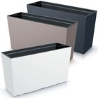 URBI Elegance Garden Trough Case W/ Insert Rectangular Medium Flower Plant Pot 