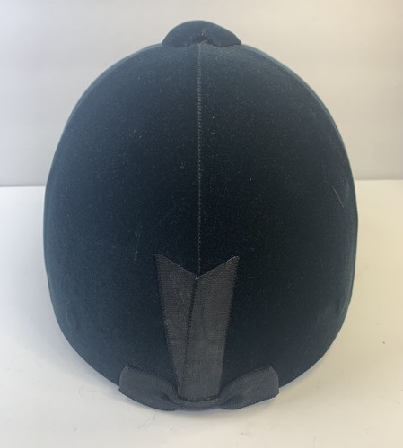 International Riding Helmets 1995 Olympian F1163 Equestrian Black Velvet Size 7 - Picture 4 of 12