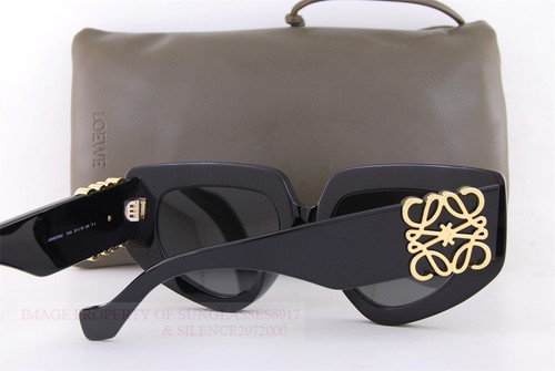 Brand New LOEWE Sunglasses LW 40154U 01A Black/ Dark Gray For Women - Picture 6 of 7
