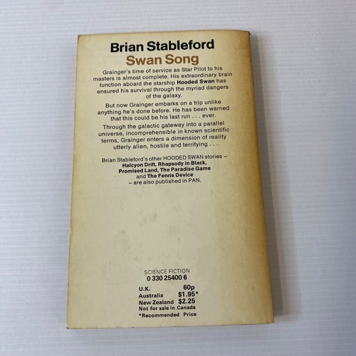 Swan Song by Brian Stableford 1978 Vintage Pan 1st Science Fiction Paperback - Picture 6 of 10