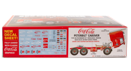 AMT 1/25 COCA COLA PETERBILT 352 PACEMAKER CABOVER TRUCK MODEL KIT # 1090 F/S - Picture 12 of 23