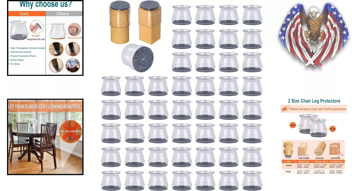 Heavy duty chair leg pads sale