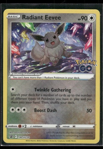 SWSH: Sword & Shield Promo Cards #SWSH230 Radiant Eevee