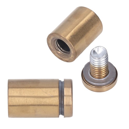 12 Stück Abstandsschraube 19x30 mm Wandhalterung Werbung Befestigungsset Kit - Bild 18 von 23