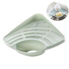 Cup Plastic Sponge Holder Kitchen Drain Sink Triangle Organizer Rack