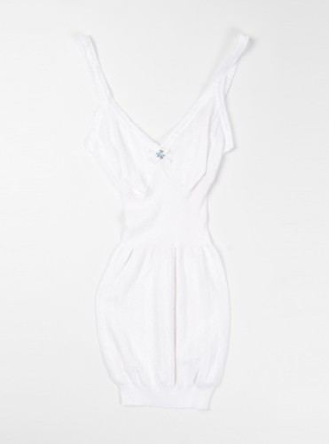 Vintage Huber 80's Coquette Cottagecore White Cami Top Size 42 - Picture 3 of 7