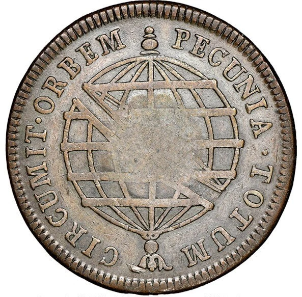 Piratini Republic Giuseppe Garibaldi Ragamuffin War Brazil 40 Reis NGC VF35 BR ! - Image 2 of 4