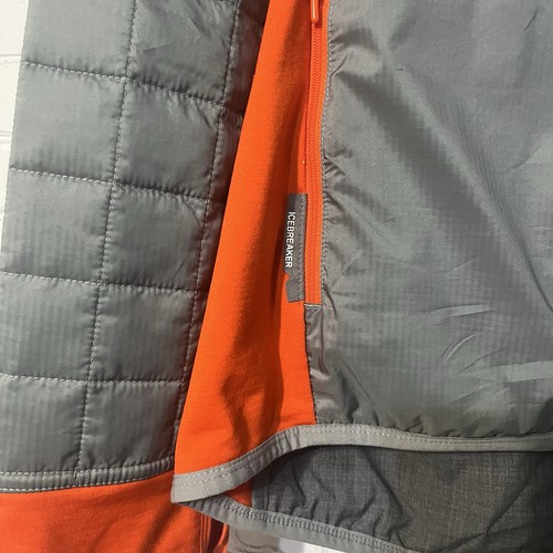 Icebreaker Men's Helix MerinoLoft Full Zip Jacket Size XL Outdoors Skiing Wool - Picture 2 of 12