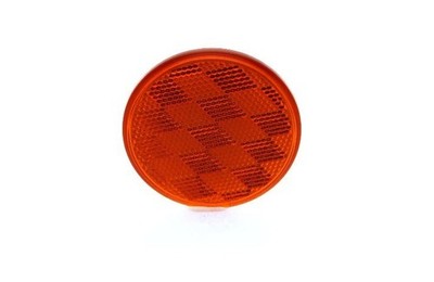 American Motorhome RV Round Amber Reflector 3" 18-1039