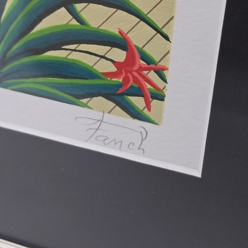 Interior with Monet & Gauguin Framed Limited Edition SIGNED Fanch Ledan Print - Foto 7 di 19