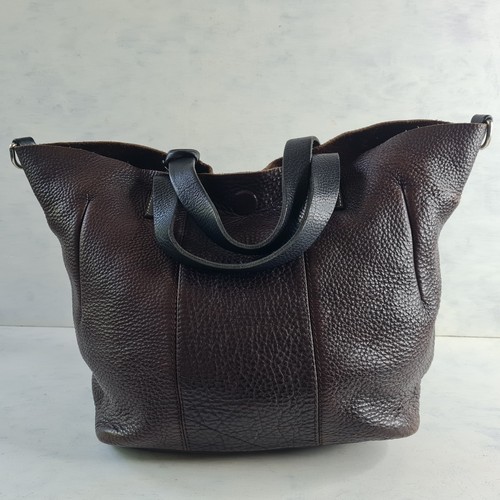 Marks & Spencer Autograph Pebble Grain Leather Handbag Tote Bag & Purse B3496 - Picture 4 of 24