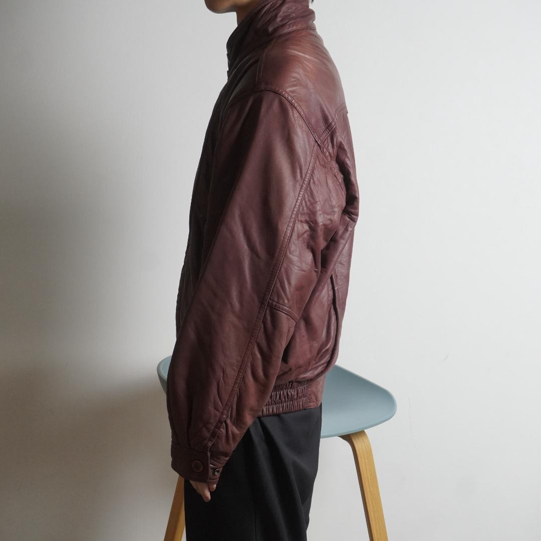 Haruf 革ジャン レザージャケット メンズ 本革 ラムレザー