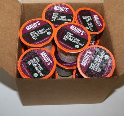 Maud's Organic Royally Good English Breakfast Tea Pods - 12 ct