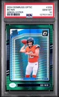 2024 Donruss Optic Bo Nix Green Hyper Prizm PSA 10 GEM RC Rated Rookie #209
